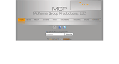 Desktop Screenshot of mckennagroupproductions.com